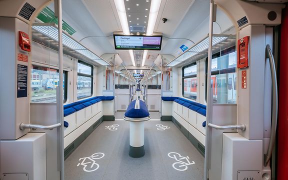 Das neue Innendesign der S-Bahn Stuttgart