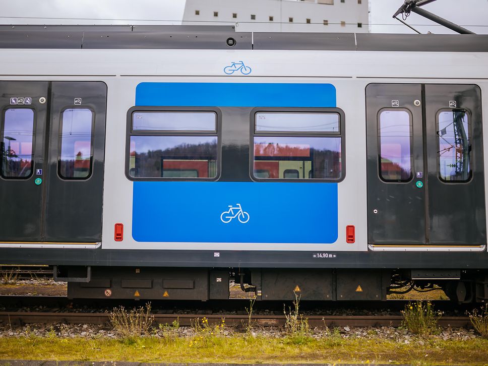 Die neue Außenlackierung der S-Bahn Stuttgart